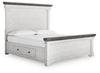 Havalance California King Panel Storage Bed