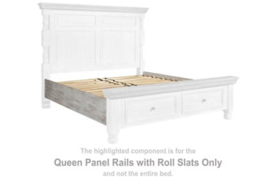 Rieles de panel Havalance Queen con listones enrollables