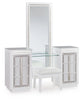 Chalanna Vanity, Mirror and Stool