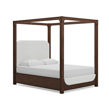 Cabecera/pie de cama/listones/dosel tapizados Breckington Queen