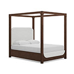 Cabecera/pie de cama/listones/dosel tapizados Breckington Queen