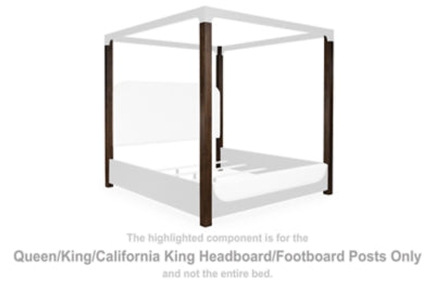 Postes para cabecero y pie de cama Breckington Queen/King/California King