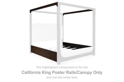 Rieles/toldo para pósteres Breckington California King