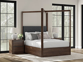 Cabecero/pie de cama/listones tapizados Kendamor Queen