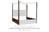 Kendamor California King Poster Rails/Posts