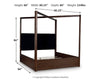 Kendamor King Canopy Bed