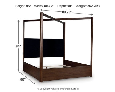 Kendamor California King Canopy Bed