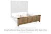 Ridgester King/California King Panel Footboard with Slats
