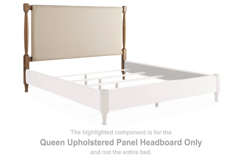 Ella Grove Queen Upholstered Panel Headboard