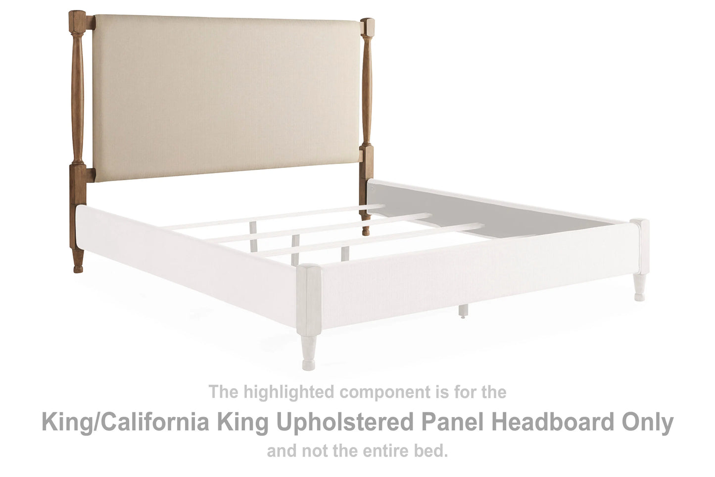 Ella Grove King/California King Upholstered Panel Headboard