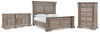 Blairhurst King Panel Bed, Chest and 2 Nightstands