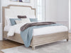 Jorlaina King Upholstered Panel Bed
