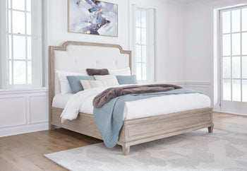 Jorlaina King/California King Upholstered Panel Headboard