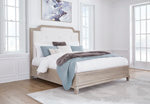 Jorlaina King/California King Upholstered Panel Headboard