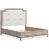 Jorlaina California King Panel Footboard with Rails