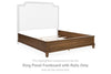 Jorlaina King Panel Footboard with Rails