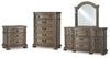 Ardenfield Dresser,  Mirror, Chest and Nightstand
