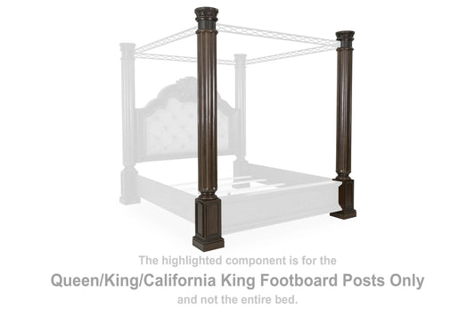 Maylee Queen/King/California King Footboard Posts