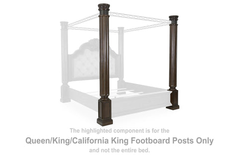 Maylee Queen/King/California King Footboard Posts