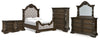 Maylee Queen Panel Bed, Dresser, Mirror, Chest and 2 Nightstands