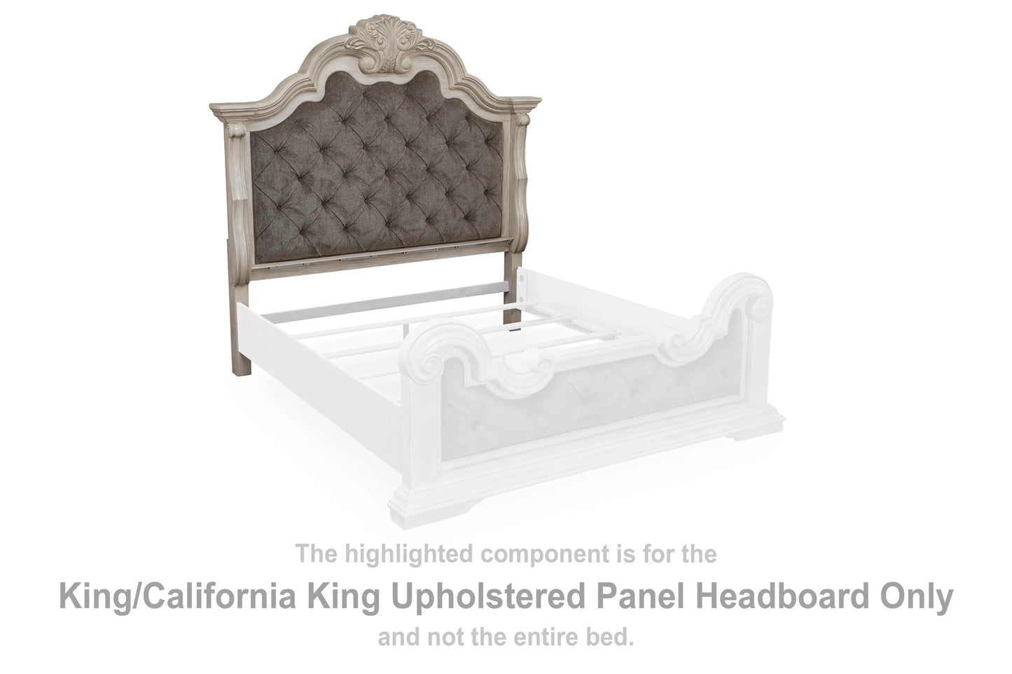 Andonhall King/California King Upholstered Panel Headboard