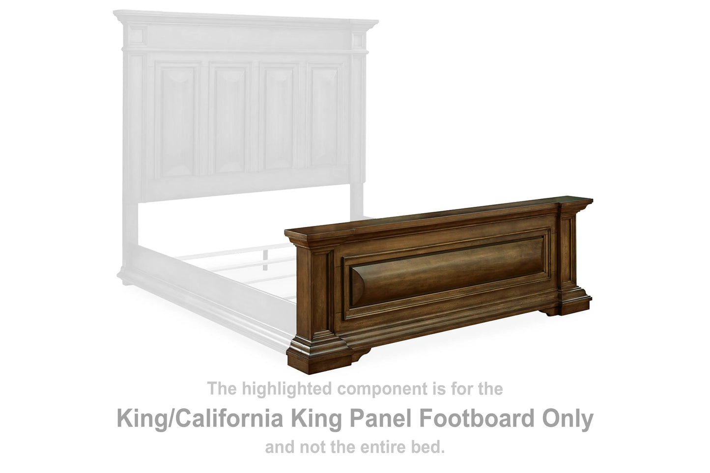 Channley King/California King Panel Footboard