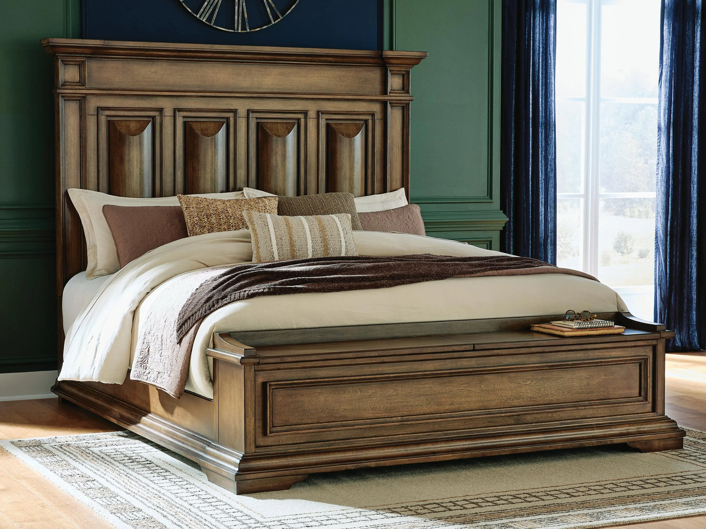 Channley California King Panel Storage Bed