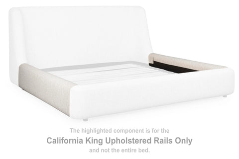 Neo California King Upholstered Rails