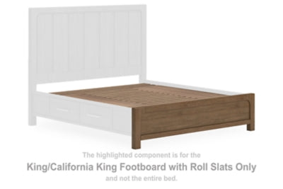 Cabalynn King/California King Panel Footboard with Roll Slats