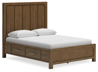 Cama Queen Cabalynn con paneles y almacenamiento