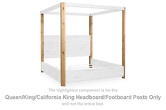 Bracken Queen/King/California King Headboard/Footboard Posts