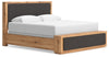 Bracken King Upholstered Panel Bed