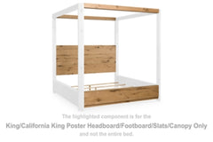 Bracken King/California King Poster Headboard/Footboard/Slats/Canopy