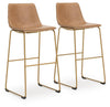 Crandox Bar Height Barstool (Set of 2)