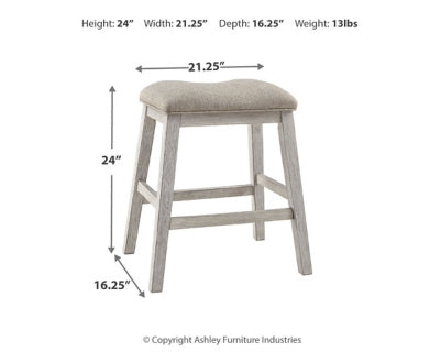 Taburete de bar de altura de mostrador Skempton