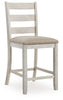 Taburete de bar Skempton de altura de mostrador (juego de 2)