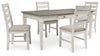 Mesa de comedor Skempton y 4 sillas
