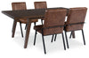 Zumbado Dining Table and 4 Chairs