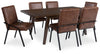 Mesa de comedor Zumbado y 6 sillas