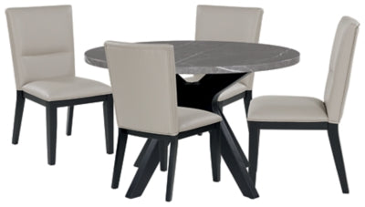 Mesa de comedor y 4 sillas Glinari