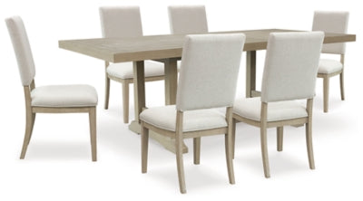 Vallardia Dining Table and 6 Chairs