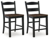 Taburete de bar de altura de mostrador Valebeck (juego de 2)