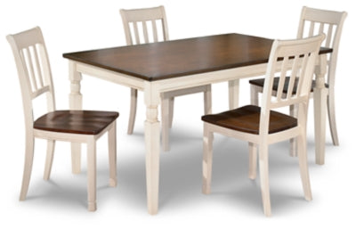 Mesa de comedor y 4 sillas Whitesburg