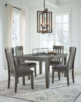 Mesa de comedor y 4 sillas Hallanden