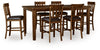 Ralene Counter Hight Dining Table and 6 Barstools