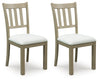 Silla de comedor Calmoro (juego de 2)