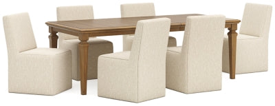 Mesa de comedor Mylarken y 6 sillas