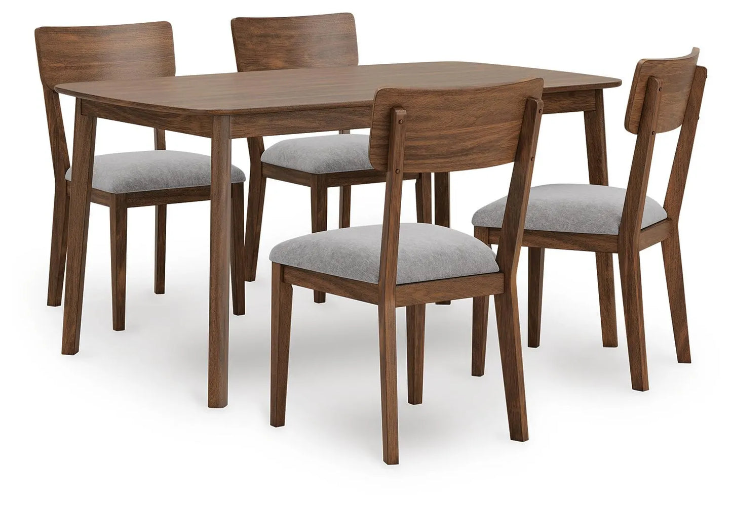 Lyncott Dining Table and 4 Chairs (Set of 5)