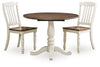 Mellintine Dining Table and 2 Chairs