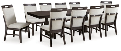 Mesa de comedor Neymorton y 10 sillas